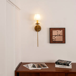 Carson Elegant Brass Wall Sconce