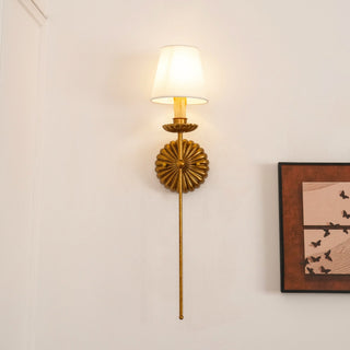 Carson Elegant Brass Wall Sconce