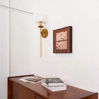 Carson Elegant Brass Wall Sconce