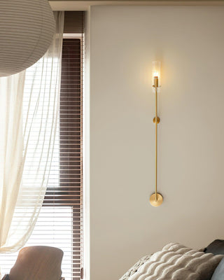 Carter Scandinavian Brass Wall Sconce