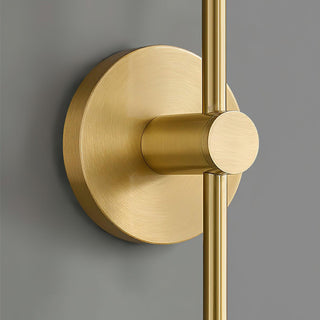 Carter Scandinavian Brass Wall Sconce