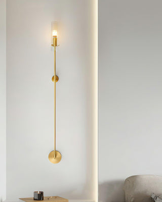 Carter Scandinavian Brass Wall Sconce