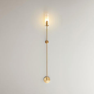 Carter Scandinavian Brass Wall Sconce