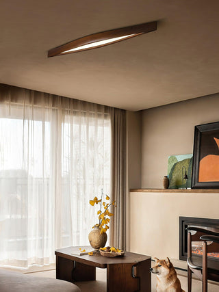 Lyra Sophisticated Wood Ceiling Light