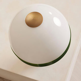 Cassie Green Marble Table Lamp