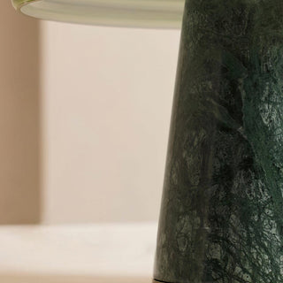 Cassie Green Marble Table Lamp