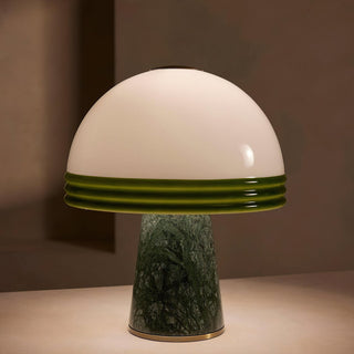 Cassie Green Marble Table Lamp