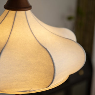 Castiglioni Retro White Wood Pendant Light
