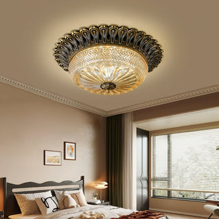 Cecilie Antique Brass Ceiling Light