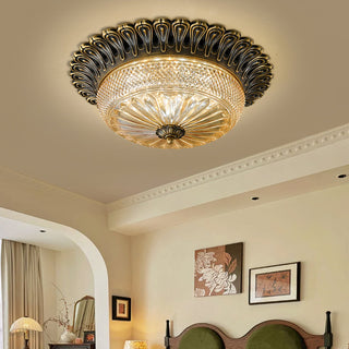 Cecilie Antique Brass Ceiling Light