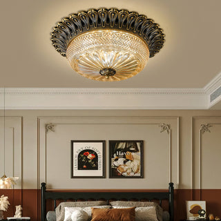 Cecilie Antique Brass Ceiling Light