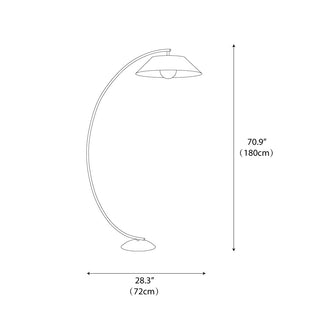 Luna Modern Iron Floor Lamp
