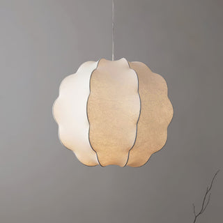 Celeste Petal Reminiscent Natural Mulberry Silk Pendant Light