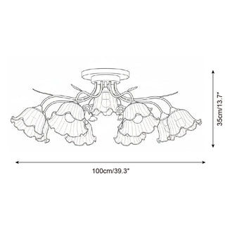 Fylo Vintage Glass chandelier