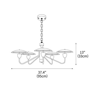 Celestia Modern Metal Chandelier