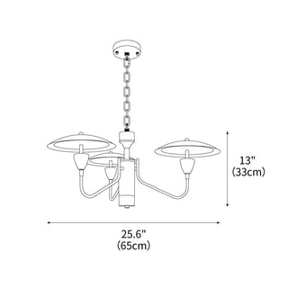 Celestia Modern Metal Chandelier