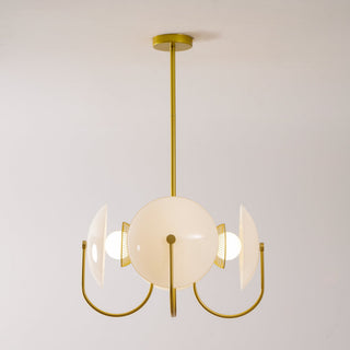 Celestial Orb Sculptural Glass Pendant Light