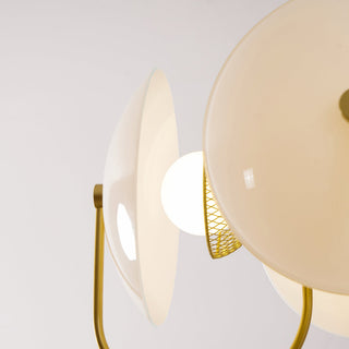 Celestial Orb Sculptural Glass Pendant Light