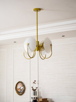 Celestial Orb Sculptural Glass Pendant Light