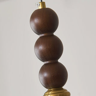 Celine Vintage Wood FabricPendant Light