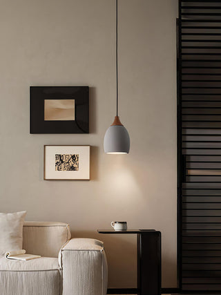 Kael Industrial Cement Pendant Light