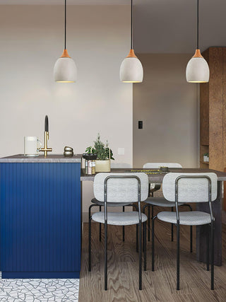 Kael Industrial Cement Pendant Light