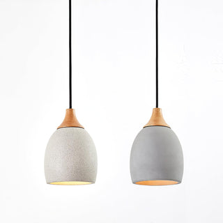 Kael Industrial Cement Pendant Light