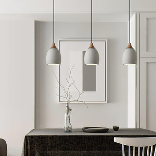 Kael Industrial Cement Pendant Light