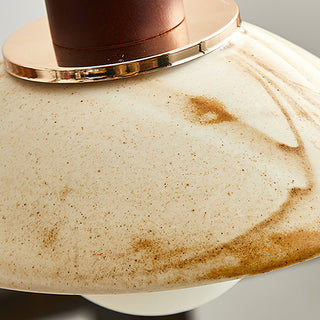 Elowen Cylinder Wood Ceramic Pendant Light