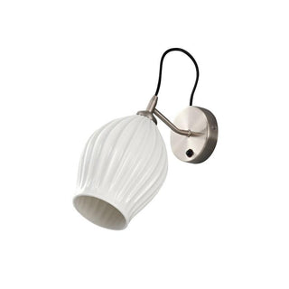 Ribbed Vintage Ceramics Wall Light