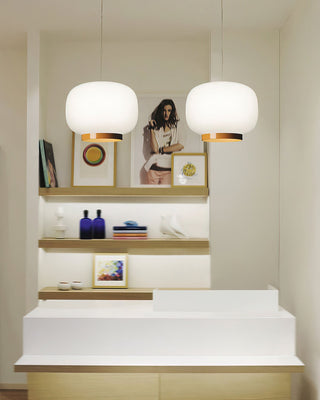 Nova Modern Opal Glass Pendant Light