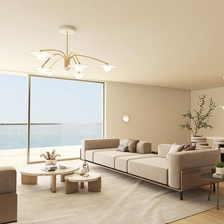Champignon Sculptural Metal Chandelier