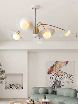 Champignon Sculptural Metal Chandelier