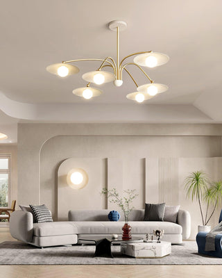 Champignon Sculptural Metal Chandelier
