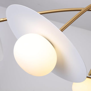 Champignon Sculptural Metal Chandelier
