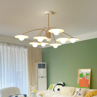 Champignon Sculptural Metal Chandelier