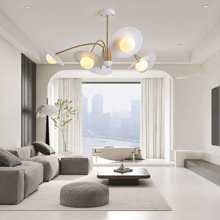 Champignon Sculptural Metal Chandelier