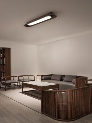 River Modern Wood Ceiling Light