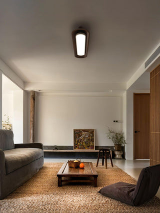 River Modern Wood Ceiling Light