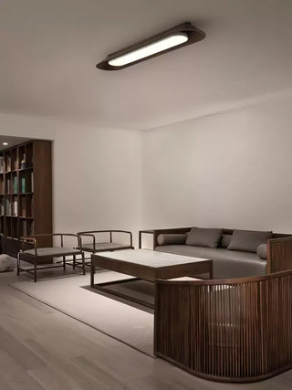 River Modern Wood Ceiling Light