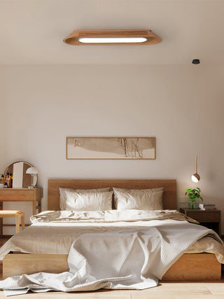 River Modern Wood Ceiling Light
