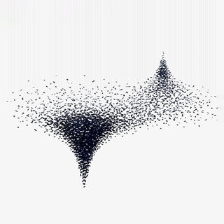 Arsilus Charcoal Stone Shape Hourglass Sculptural Chandelier - Blowlighting