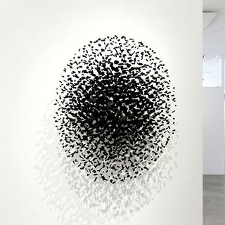 Arsilus Charcoal Stone Shape Hourglass Sculptural Chandelier - Blowlighting