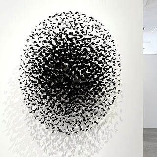 Arsilus Charcoal Stone Shape Hourglass Sculptural Chandelier - Blowlighting