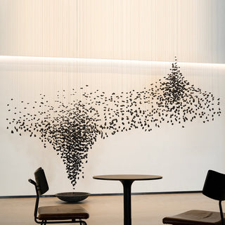 Arsilus Charcoal Stone Shape Hourglass Sculptural Chandelier - Blowlighting