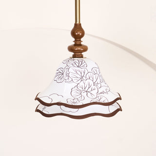 Charleston Floral Vintage Cloth Pendant Light