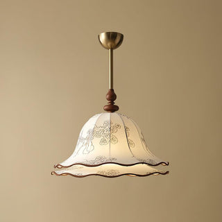 Charleston Floral Vintage Cloth Pendant Light
