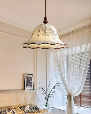 Charleston Floral Vintage Cloth Pendant Light