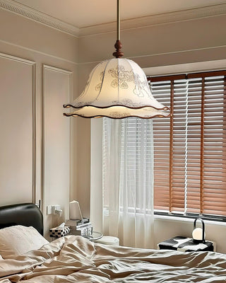 Charleston Floral Vintage Cloth Pendant Light