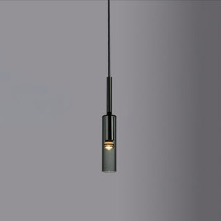 Charlot Smoked Glass Pendant Light